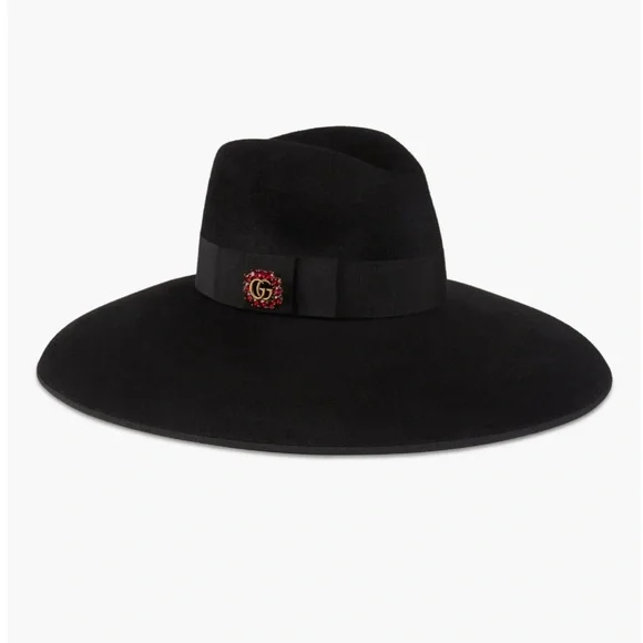 Gucci | Accessories | Rare Authentic Gucci Moon Felt Fedora  display picture 1